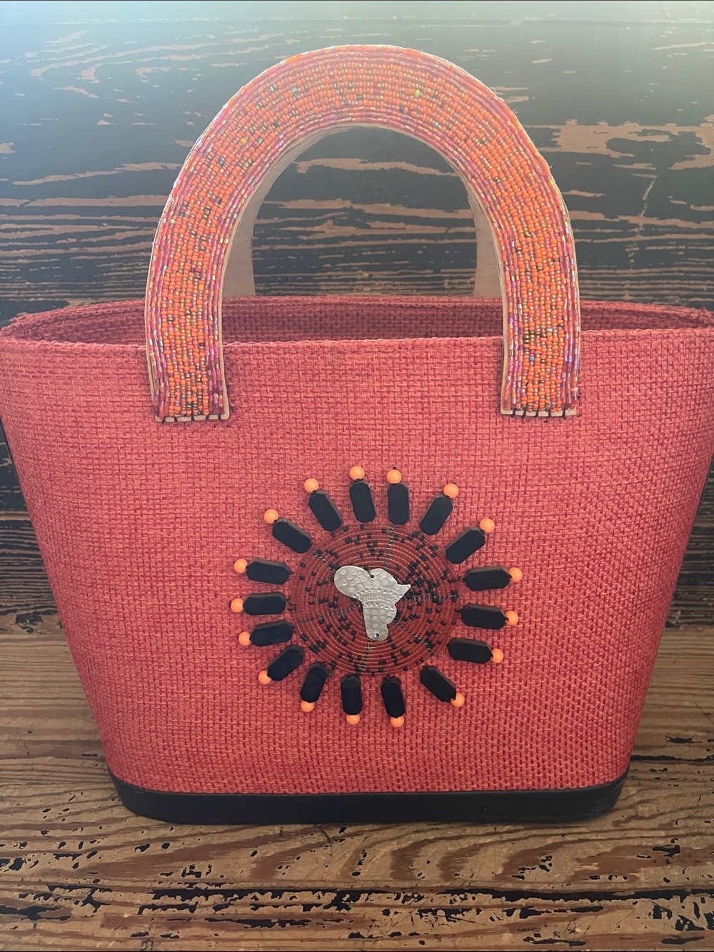 Beaded Africa Purse